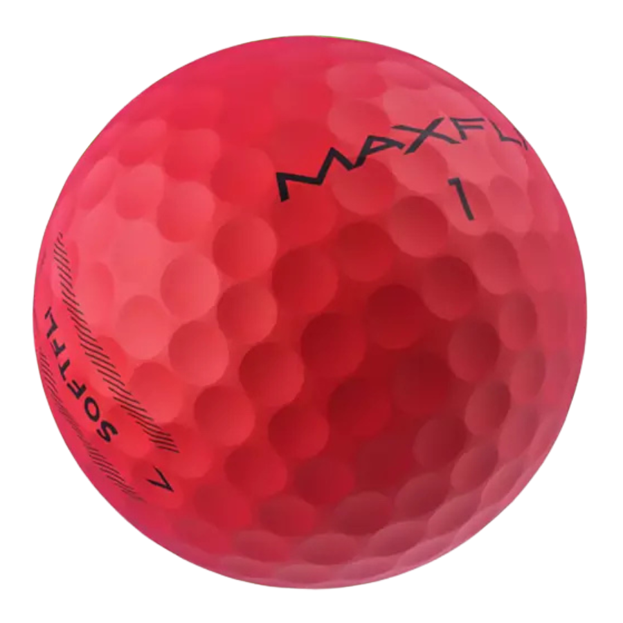 Maxfli Softfli Matte Red Golf Ball