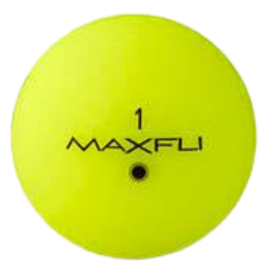 Maxfli Softfli/Straightfli Matte Yellow Mix Golf Ball