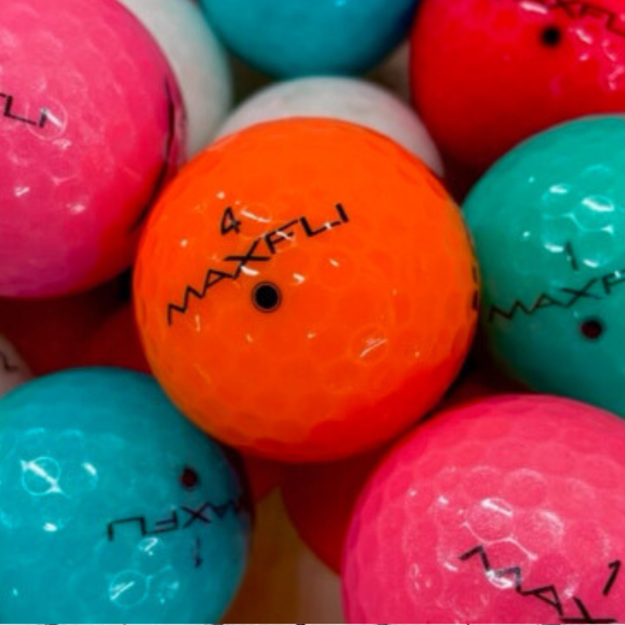 Maxfli Softfli Translucent Multicolor Mix Used Golf Balls