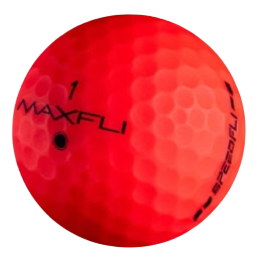 Maxfli Speedfli Matte Red Golf Ball