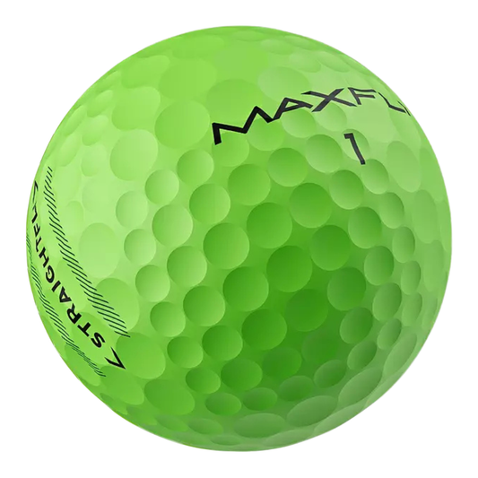 Maxfli Straightfli Matte Green Used Golf Balls