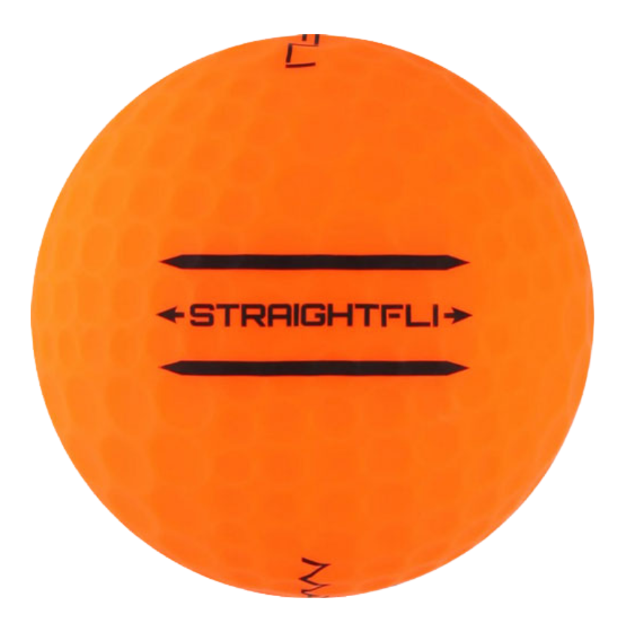 Maxfli Straightfli Matte Orange Golf Ball