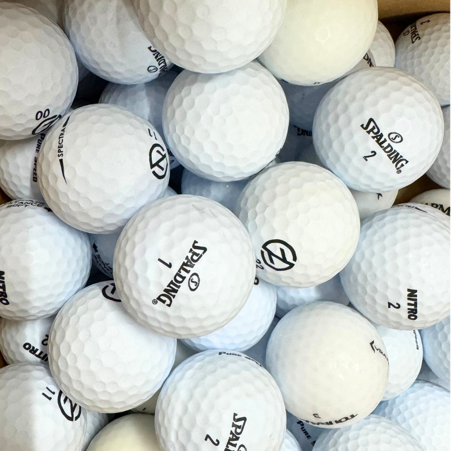 Mystery Matte White Used Golf Ball Mix