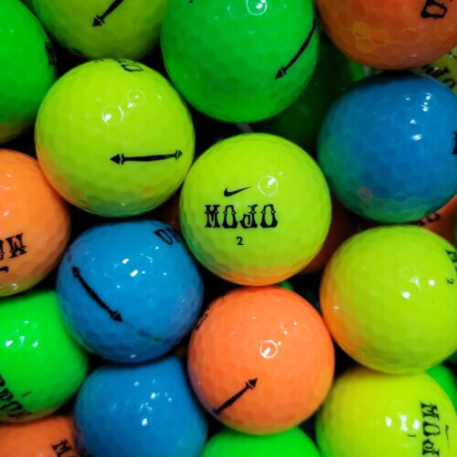 Nike Mojo Color Mix Used Golf Balls