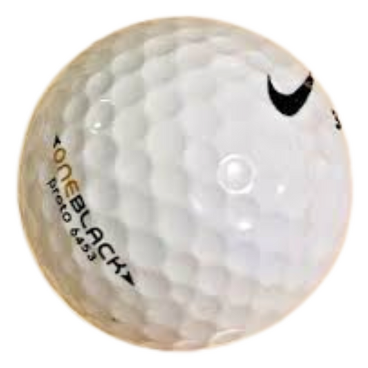 Nike One Black Used Golf Balls