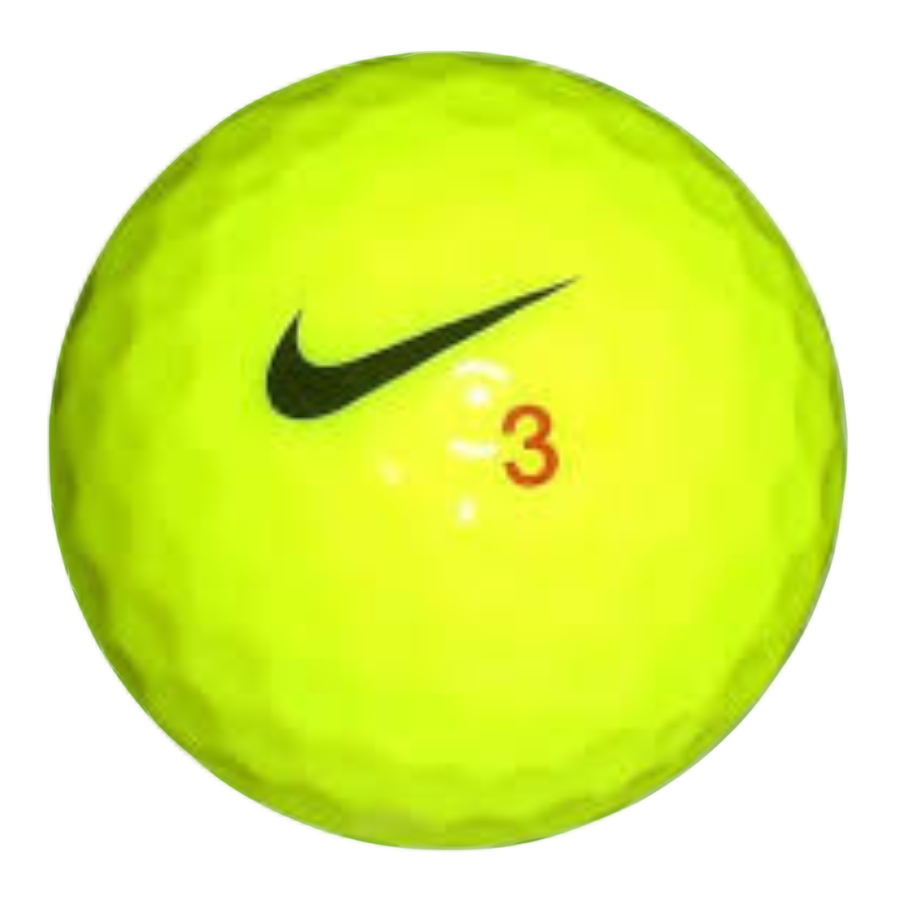 Nike One RZN Yellow Mix Used Golf Balls