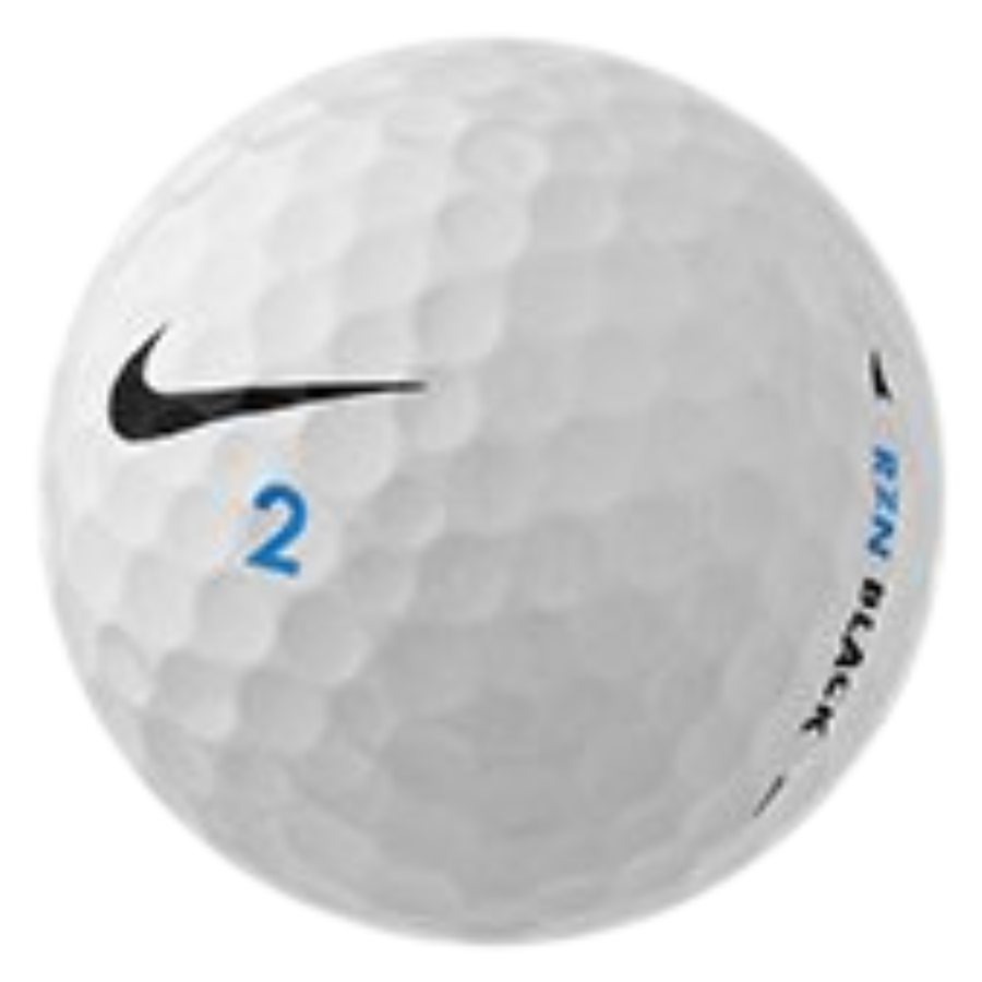 White Nike RZN Black Used Golf Balls