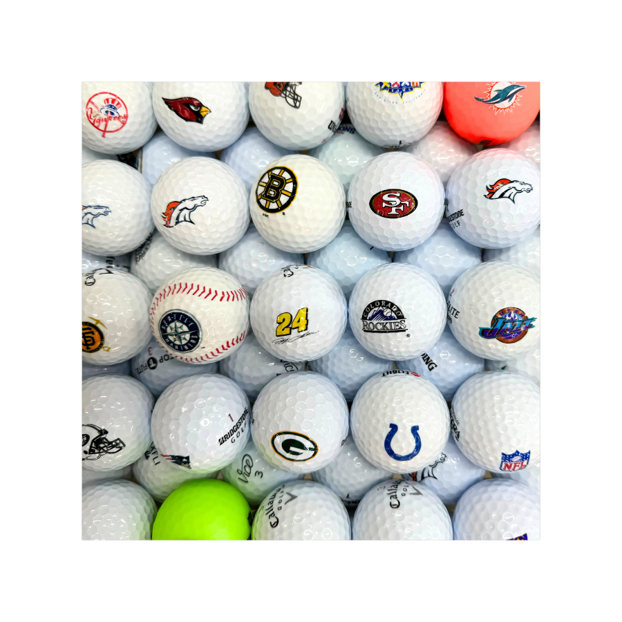 Pro Sports Logo Collector Used Golf Balls