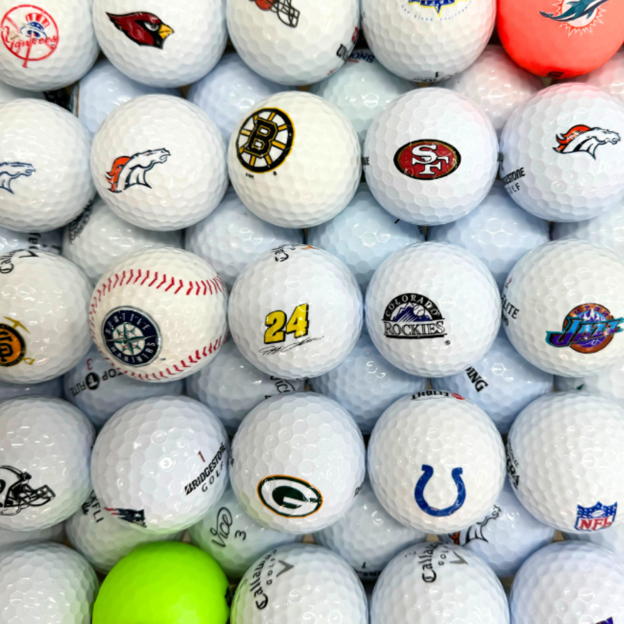 Pro Sports Logo Used Golf Balls Mystery Mix