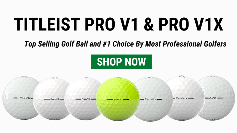 Titleist Pro V1, Titleist Pro V1x, Titleist Pro V1x Left Dash and Titleist AVX used golf balls