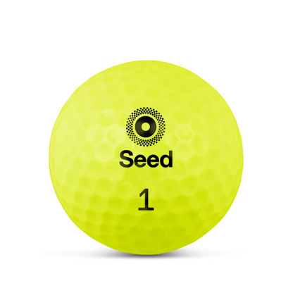 Seed Yellow Used Golf Balls