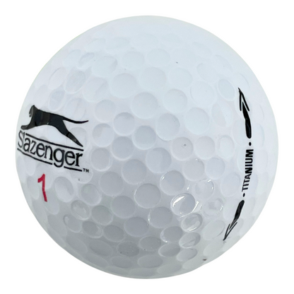 Slazenger Titanium Used Golf Balls