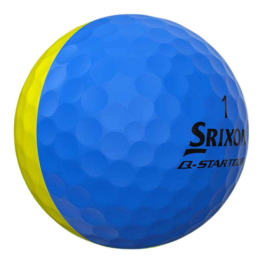 Srixon Q-Star Tour Divide Blue & Yellow Used Golf Balls