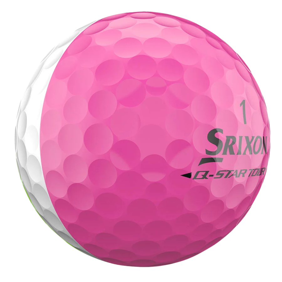 Srixon_Q_Star_Tour_Divide_White_Pink Used Golf Balls