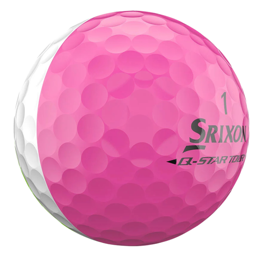 Srixon_Q_Star_Tour_Divide_White_Pink Used Golf Balls