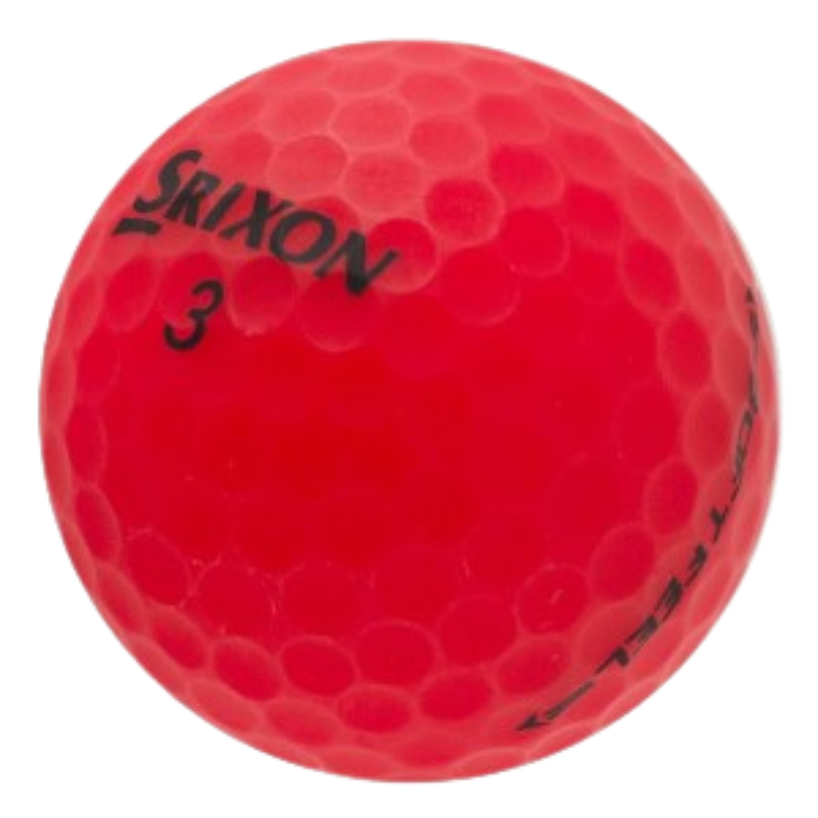 Srixon Soft Feel Matte Red Used Golf Ball