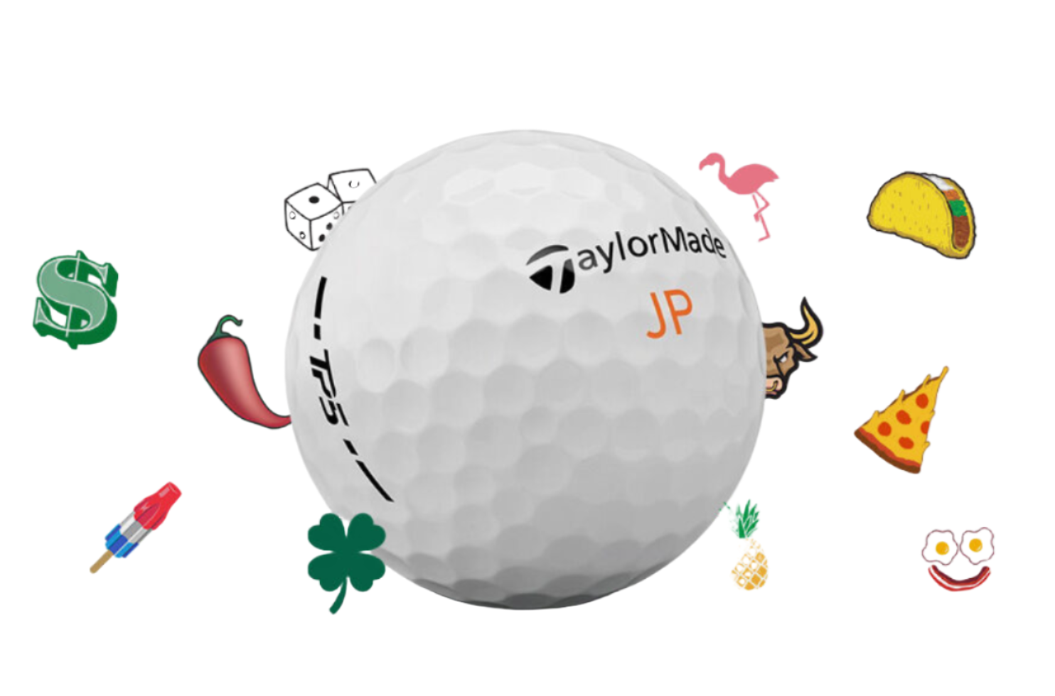 Taylormade TP5 My Symbol Golf Balls