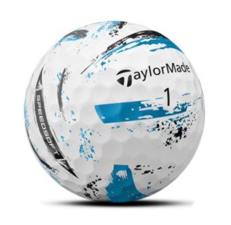 TaylorMade Speedsoft Ink Blue Recycled Golf Balls