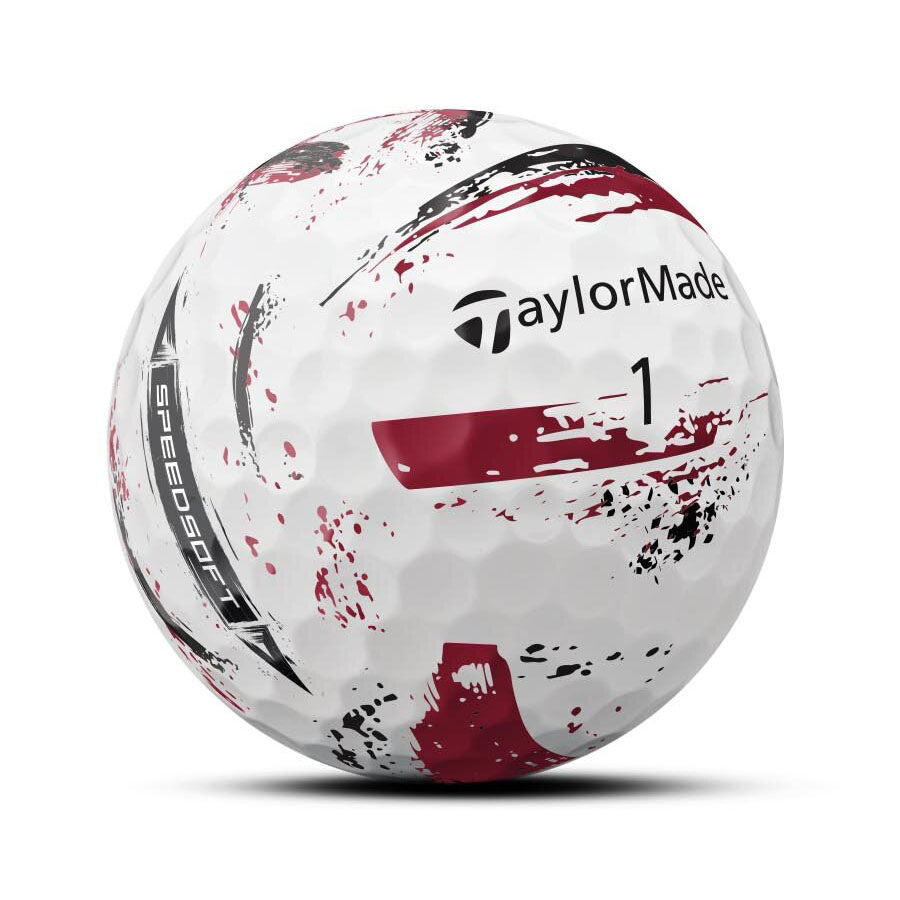 TaylorMade Speedsoft Ink Pre-Owned Red Golf Balls