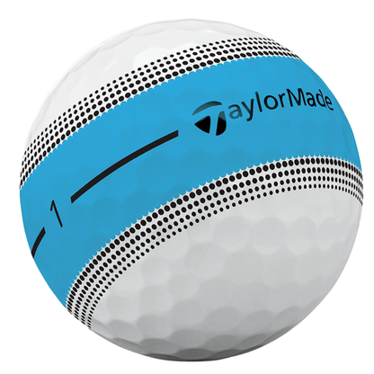 TaylorMade Blue Stripe Used Golf_Balls