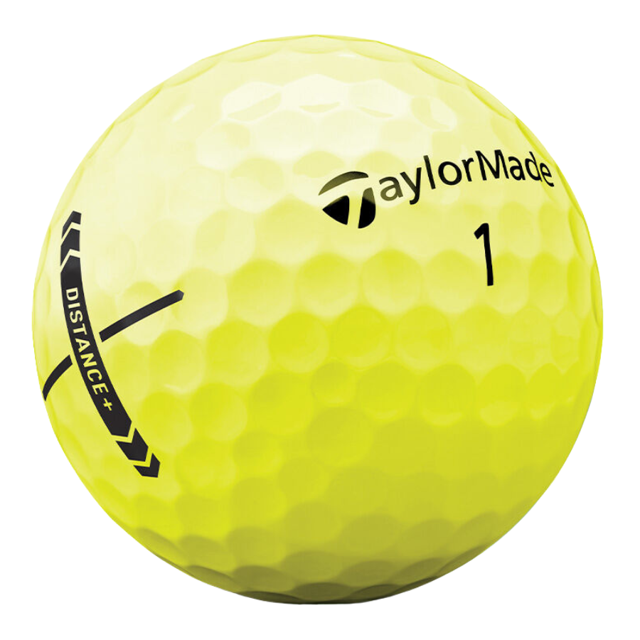 TaylorMade Distance+ Yellow Golf Balls