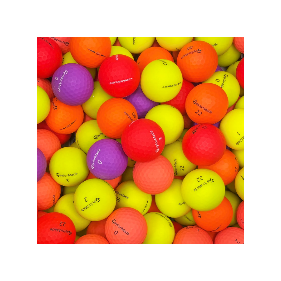 TaylorMade Matte Color Mix Used Golf Balls