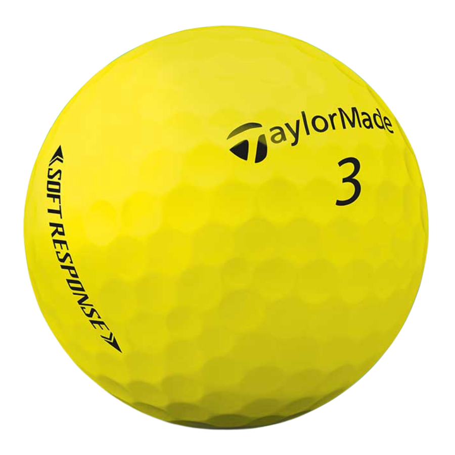 TaylorMade Soft Response Matte Yellow Used Golf Balls