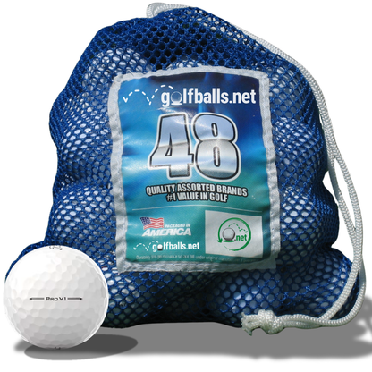 48 Titleist Pro V1 Mesh Bag Mix Used Golf Balls - golfballs.net 48 Titleist Pro V1 Mesh Bag Mix Used Golf Balls - golfballs.net