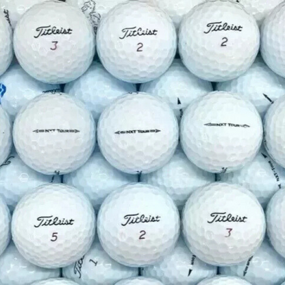 Titleist NXT Tour preowned recycled and used golf balls bulk golf balls