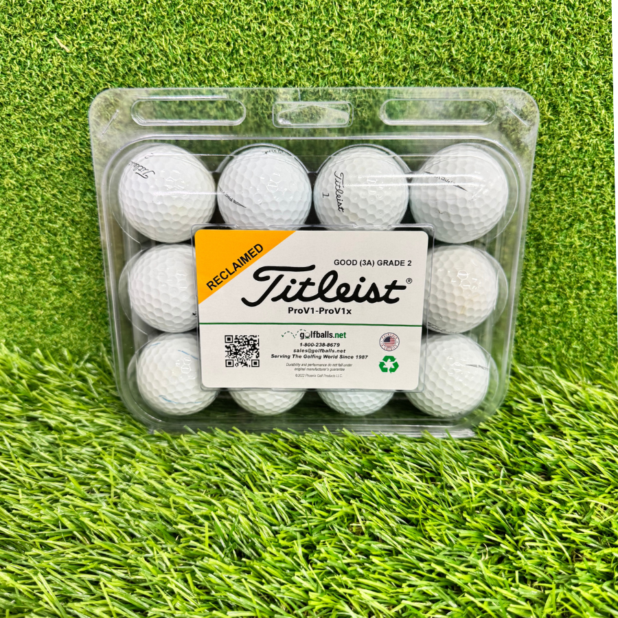 Titleist Pro V1x 2023 & Prior in Retail Display Plastic Used Golf Titleist Pro V1x 2023 & Prior in Retail Display Plastic Used Golf