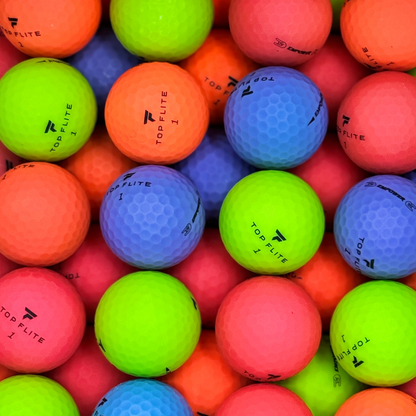 Top Flite Lady Empower Matte Color Mix Used Golf Balls