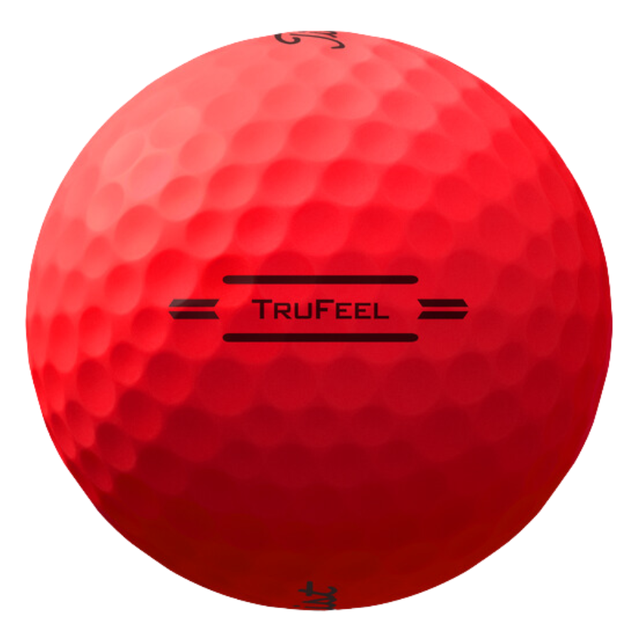 Titleist TruFeel Matte Red Golf Ball