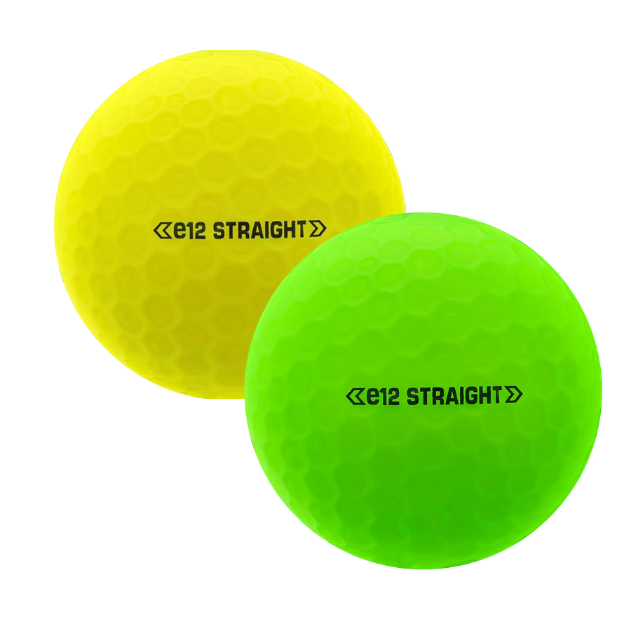 Used Bridgestone e12 Straight Matte Color Mix Golf Balls