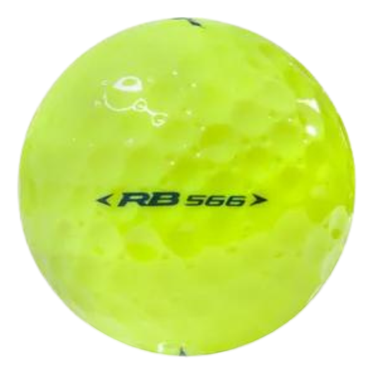 Used Mizuno RB 566 RB 566V Yellow Mix Golf Balls
