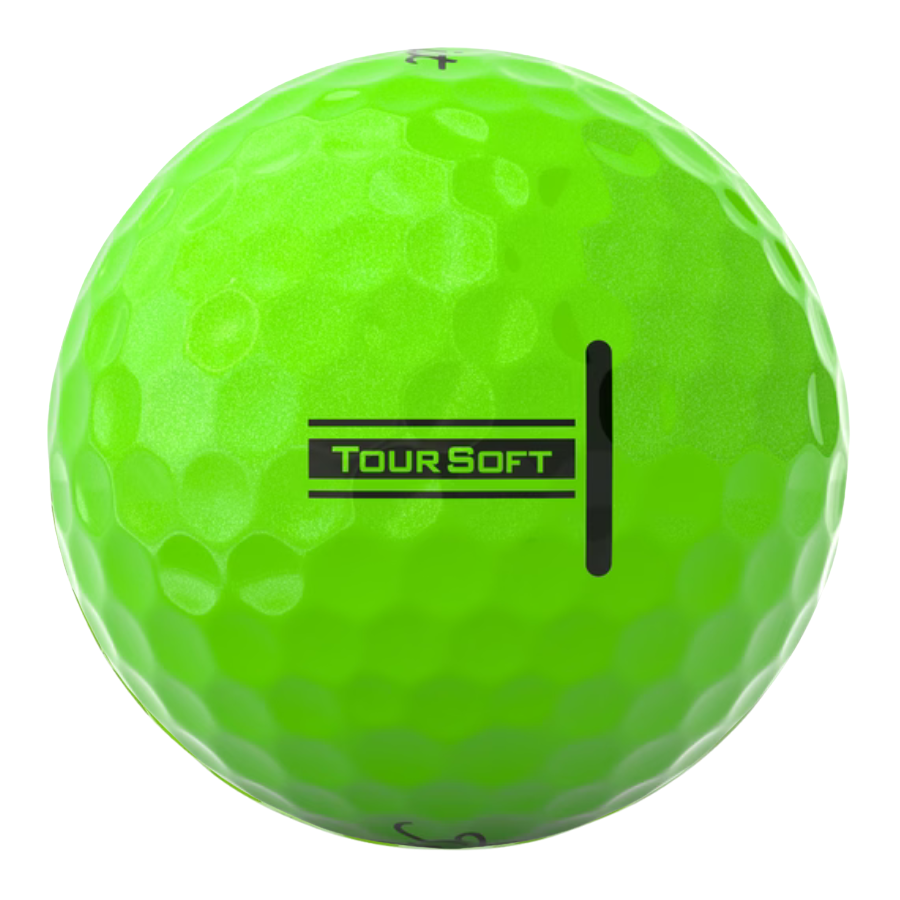 Used Titleist Tour Soft Green Golf Balls