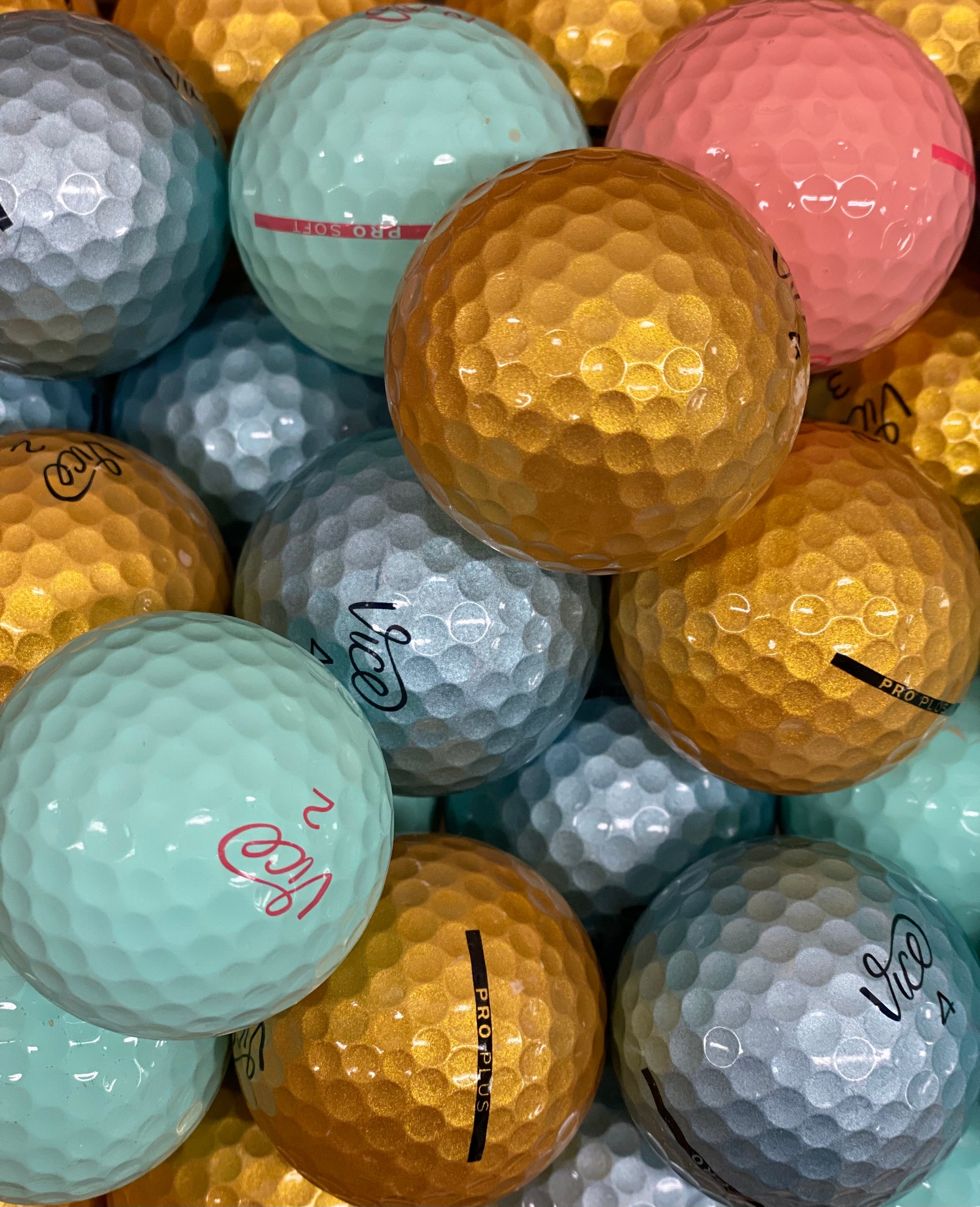 Vice Used Golf Balls Mystery Color Mix