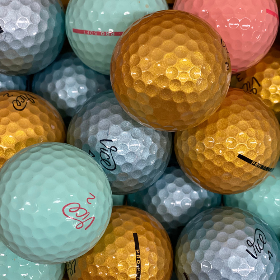 Vice Multi-Color Mystery Mix Used Golf Balls