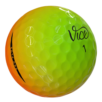 Vice Pro Plus Shade Orange Yellow Golf Balls