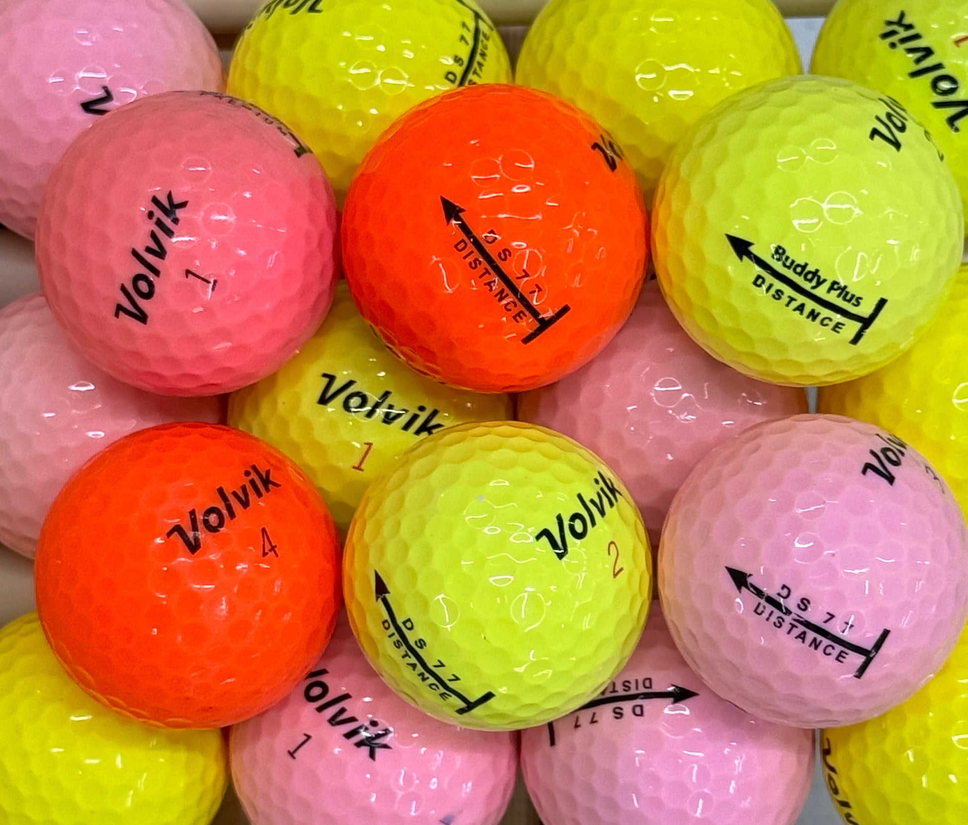 Volvik DS77 Color Mix Golf Balls