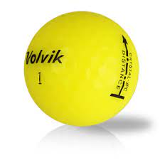 Volvik DS77 Distance Yellow Golf Balls
