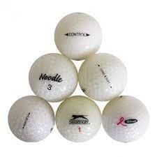 White Crystal Mix Golf Balls
