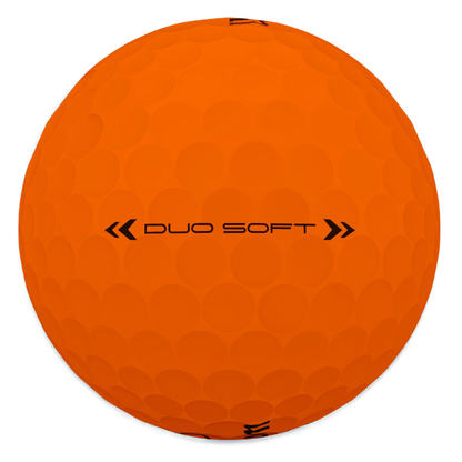 Wilson Duo Soft Matte Orange Used Golf_Balls