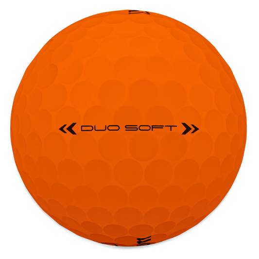 Wilson Duo Soft Matte Orange Used Golf_Balls