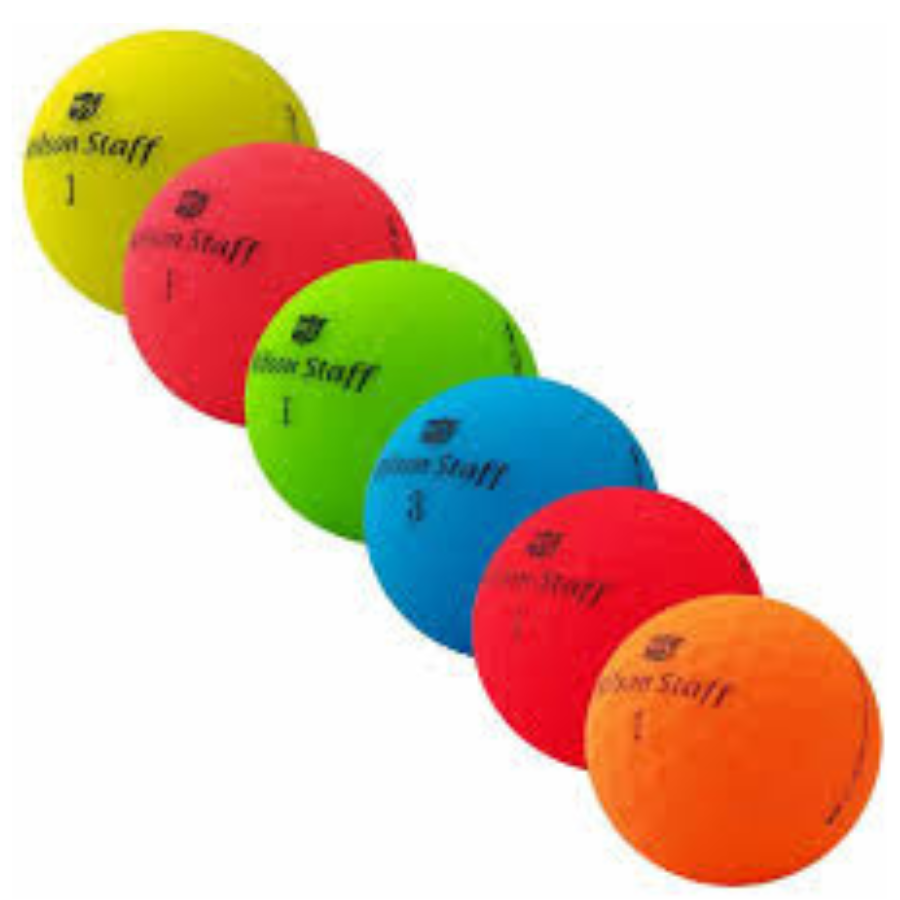 Wilson Matte Color MIx Used Golf Balls