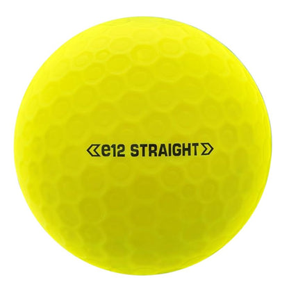 e12 Straight Matte Yellow Used Golf Balls