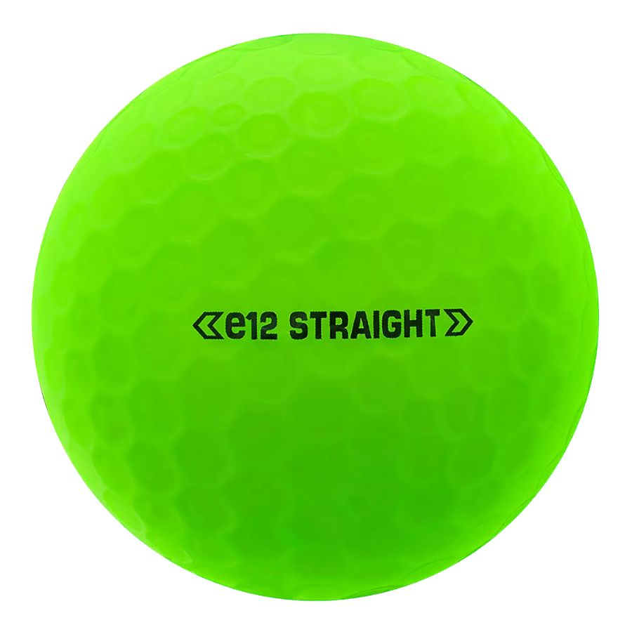 e12 Straight Matte Green Used Golf Balls