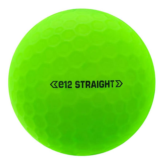e12 Straight Matte Green Used Golf Balls