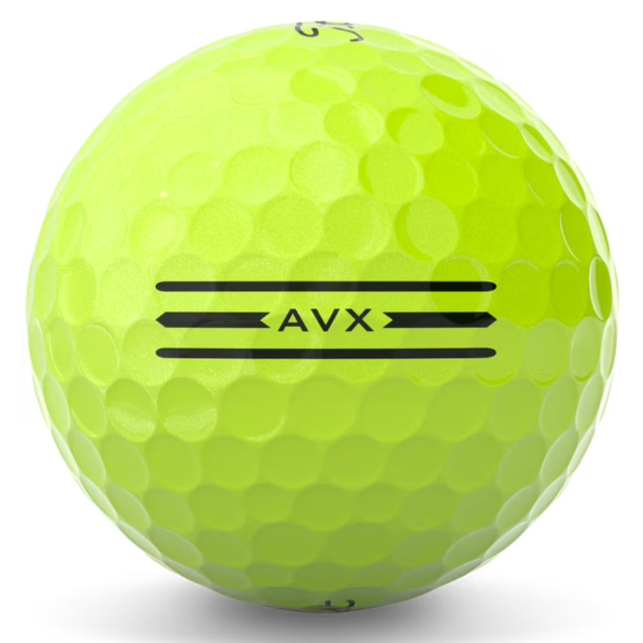 Titleist AVX 2024 Yellow Golf Ball
