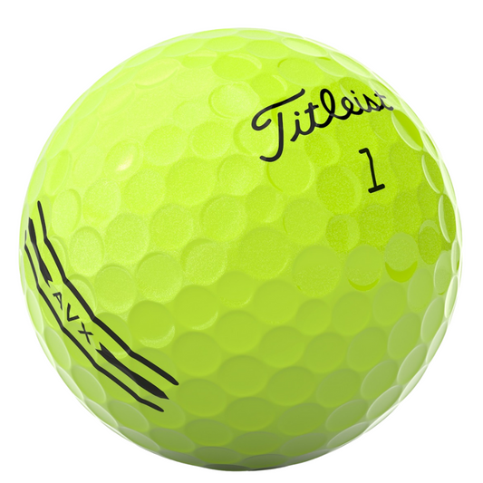 Titleist AVX 2024 Yellow Golf Balls