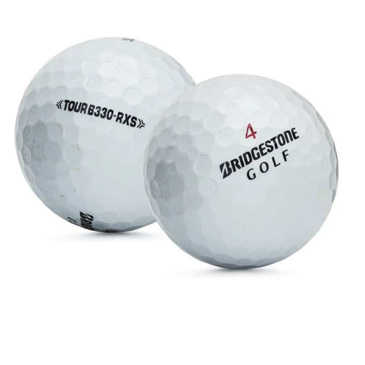 Bridgestone Tour B330 RXS recycled and used golf balls.